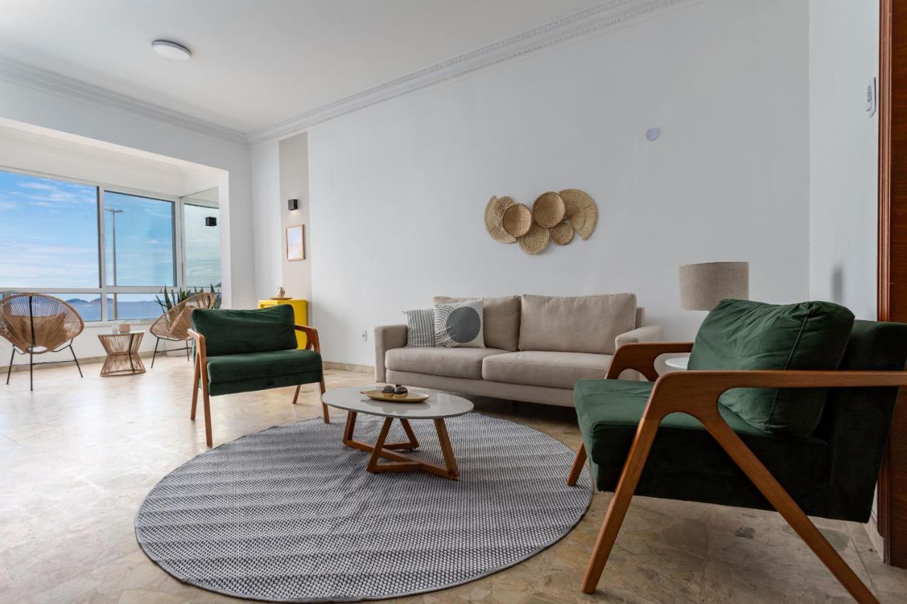 Sofisticado Em Copacabana - Vista Para Praia - A403 Z3 Apartment Rio de Janeiro Bagian luar foto