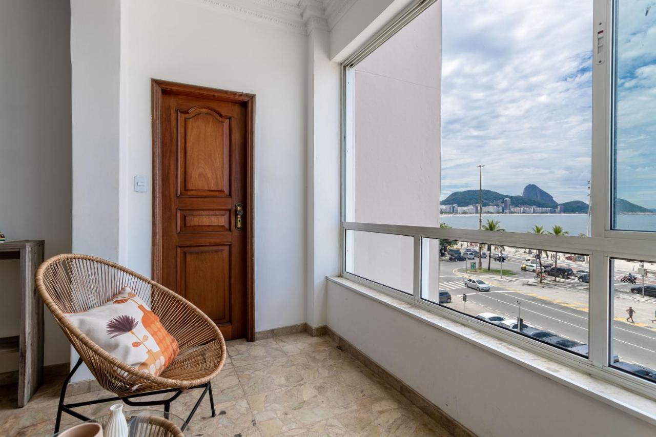 Sofisticado Em Copacabana - Vista Para Praia - A403 Z3 Apartment Rio de Janeiro Bagian luar foto