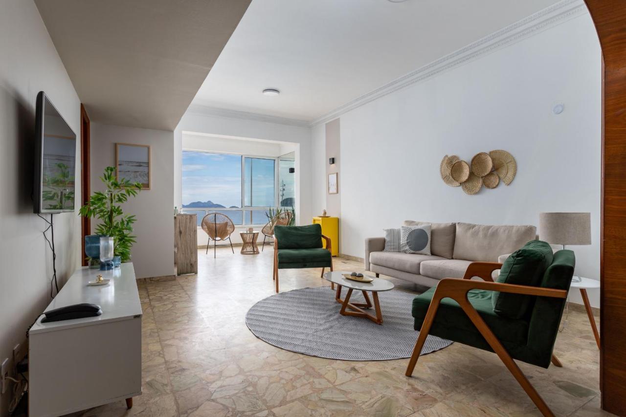 Sofisticado Em Copacabana - Vista Para Praia - A403 Z3 Apartment Rio de Janeiro Bagian luar foto
